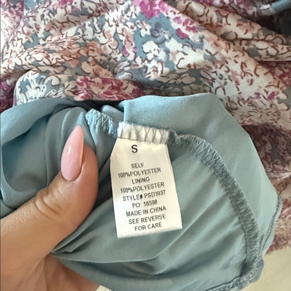 Bohme Pink Floral Dress with Belt - Picture 7 of 7